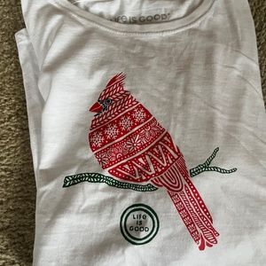 NWOT Life is Good Womens long sleeve Tee Size XXL